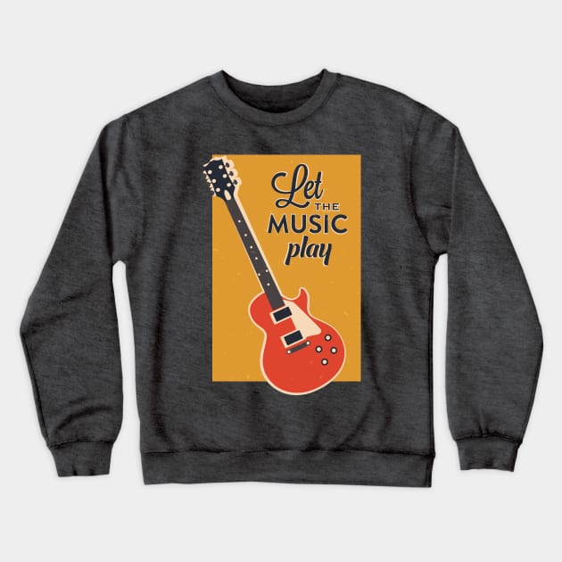 Let the music play Crewneck Sweatshirt by Vilmos Varga